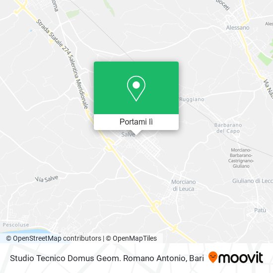 Mappa Studio Tecnico Domus Geom. Romano Antonio