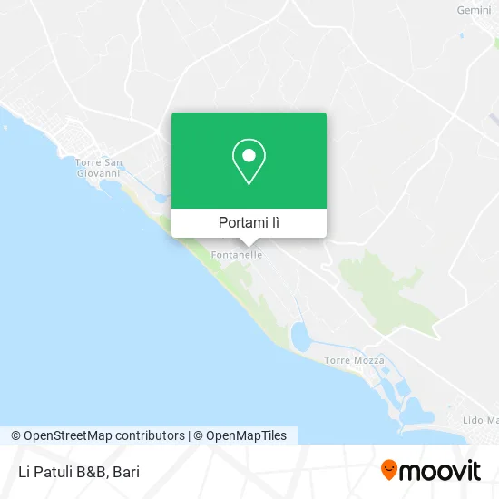 Mappa Li Patuli B&B