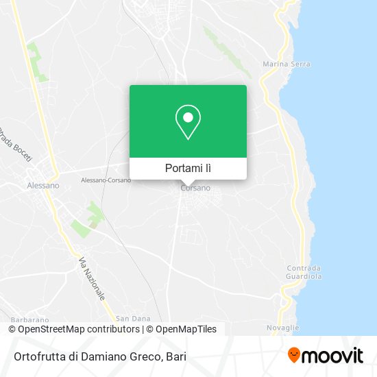 Mappa Ortofrutta di Damiano Greco