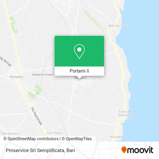 Mappa Pmservice Srl Semplificata
