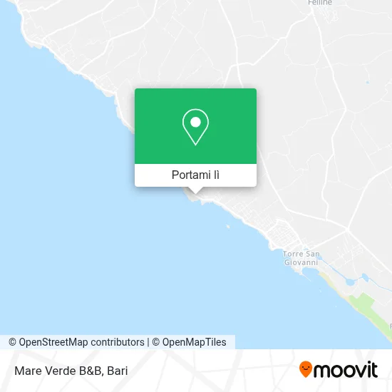 Mappa Mare Verde B&B