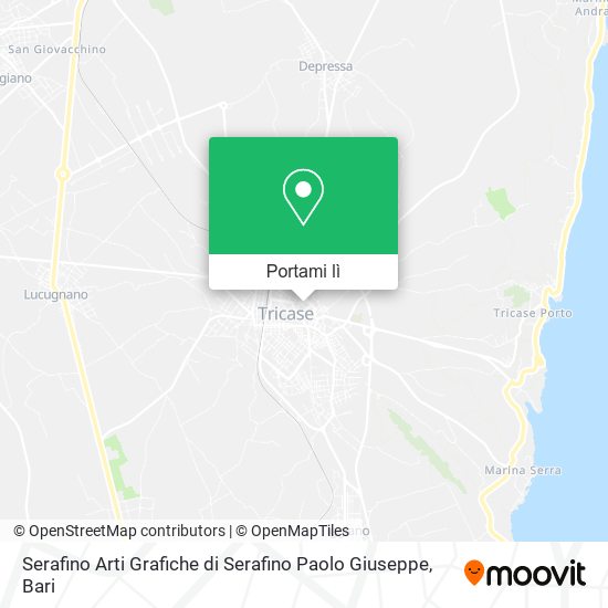 Mappa Serafino Arti Grafiche di Serafino Paolo Giuseppe