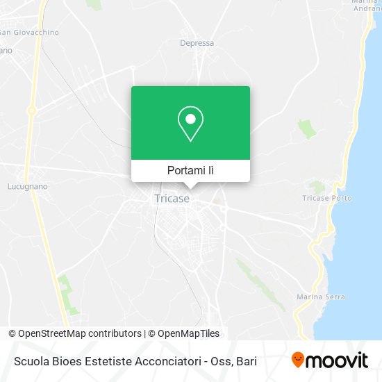 Mappa Scuola Bioes Estetiste Acconciatori - Oss
