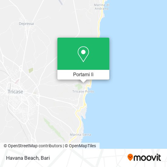 Mappa Havana Beach