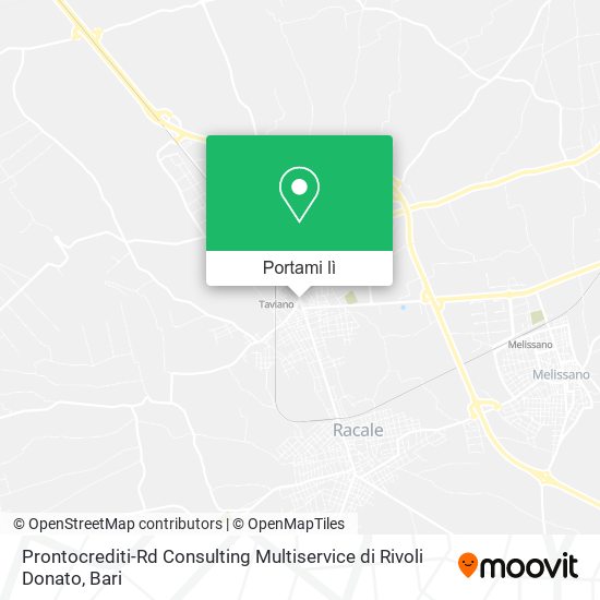 Mappa Prontocrediti-Rd Consulting Multiservice di Rivoli Donato