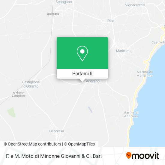 Mappa F. e M. Moto di Minonne Giovanni & C.