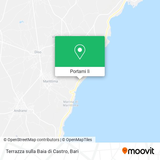 Mappa Terrazza sulla Baia di Castro
