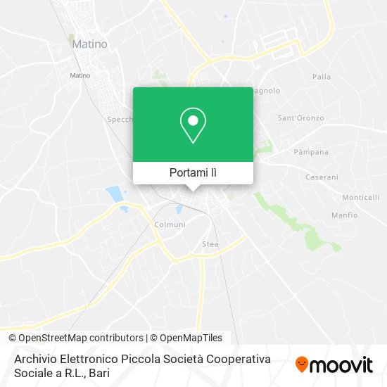 Mappa Archivio Elettronico Piccola Società Cooperativa Sociale a R.L.