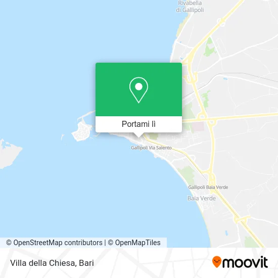 Mappa Villa della Chiesa