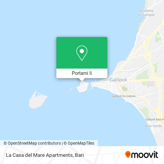 Mappa La Casa del Mare Apartments
