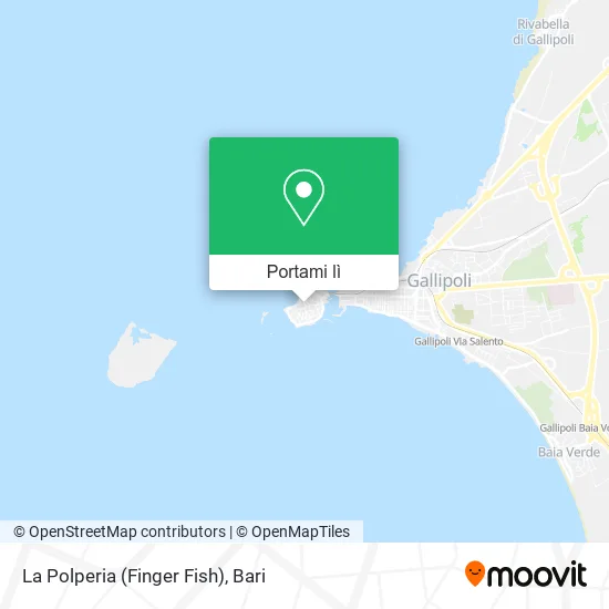 Mappa La Polperia (Finger Fish)