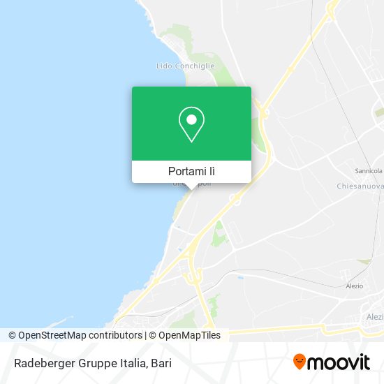 Mappa Radeberger Gruppe Italia