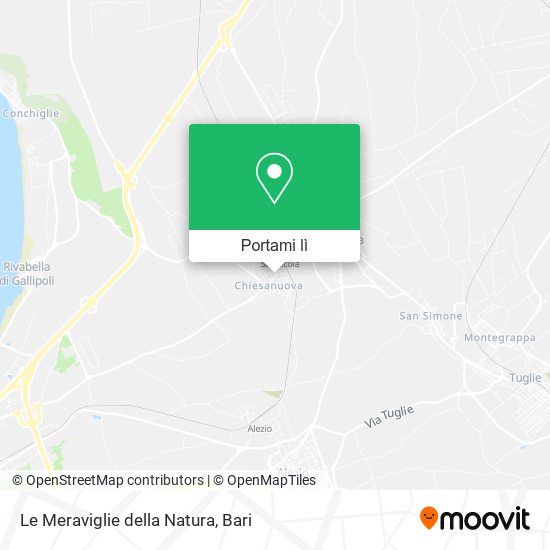 Mappa Le Meraviglie della Natura