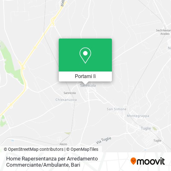 Mappa Home Rapersentanza per Arredamento Commerciante / Ambulante