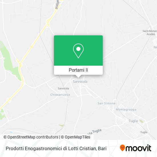 Mappa Prodotti Enogastronomici di Lotti Cristian