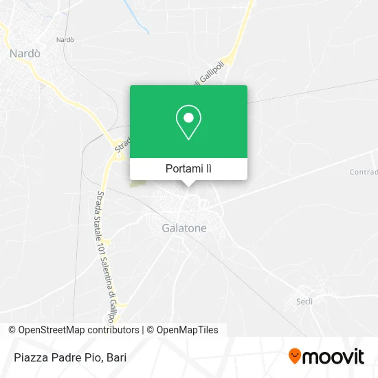 Mappa Piazza Padre Pio