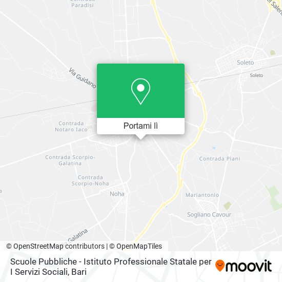 Mappa Scuole Pubbliche - Istituto Professionale Statale per I Servizi Sociali