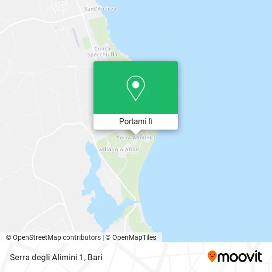 Mappa Serra degli Alimini 1