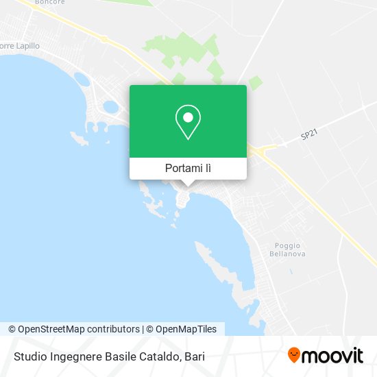 Mappa Studio Ingegnere Basile Cataldo