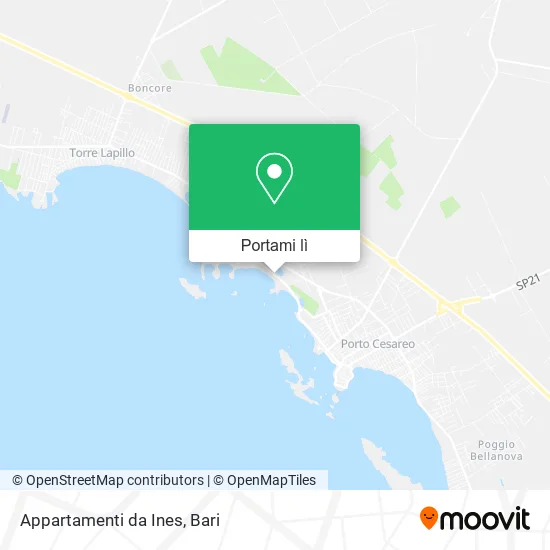 Mappa Appartamenti da Ines