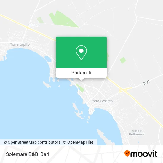 Mappa Solemare B&B