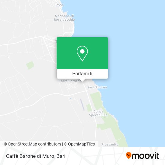 Mappa Caffè Barone di Muro