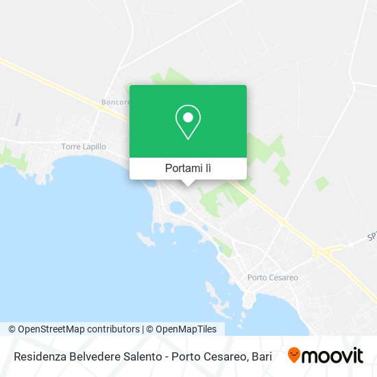 Mappa Residenza Belvedere Salento - Porto Cesareo