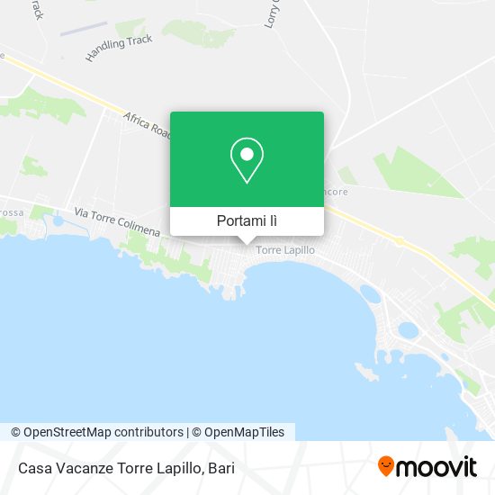 Mappa Casa Vacanze Torre Lapillo