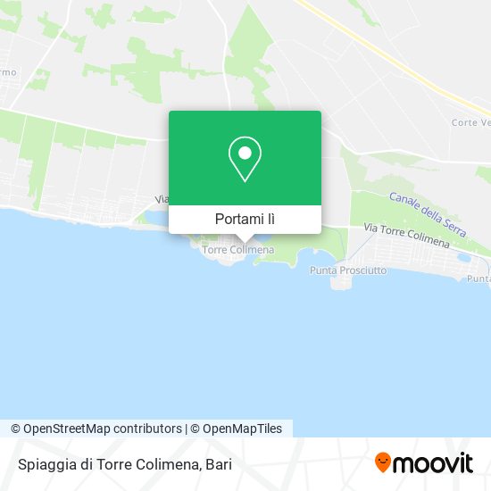 Mappa Spiaggia di Torre Colimena