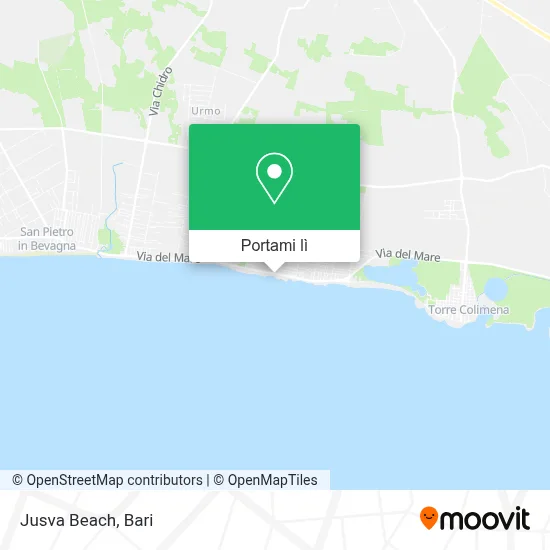 Mappa Jusva Beach