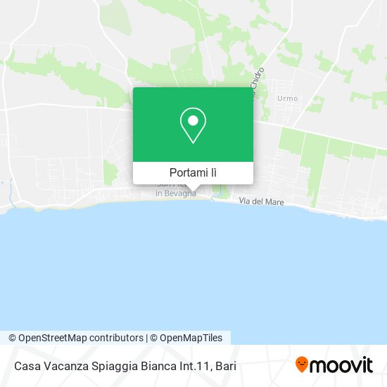 Mappa Casa Vacanza Spiaggia Bianca Int.11
