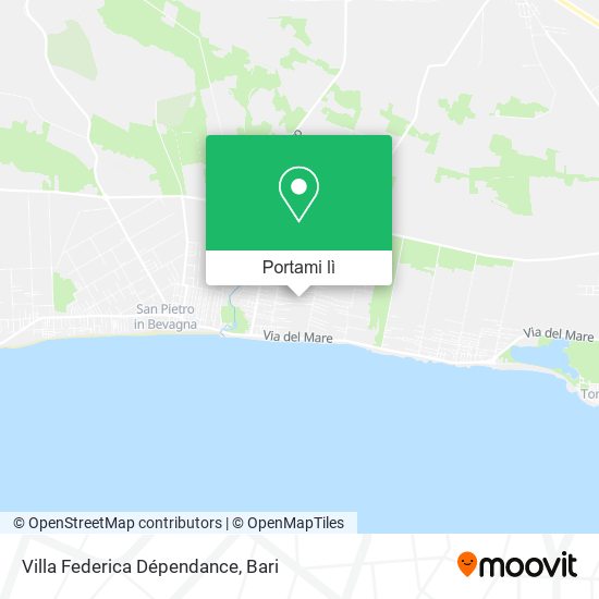 Mappa Villa Federica Dépendance