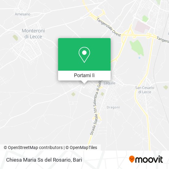 Mappa Chiesa Maria Ss del Rosario