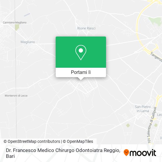 Mappa Dr. Francesco Medico Chirurgo Odontoiatra Reggio