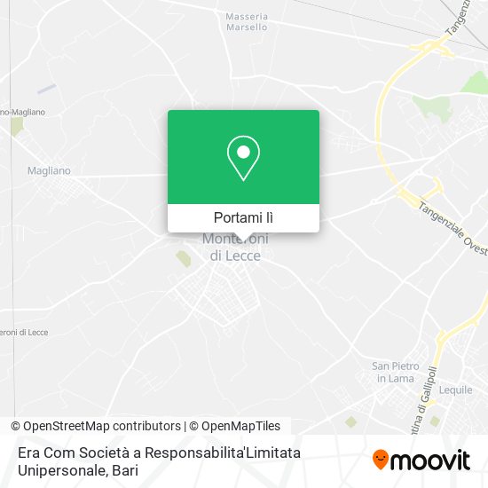 Mappa Era Com Società a Responsabilita'Limitata Unipersonale