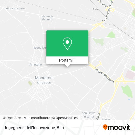 Mappa Ingegneria dell'Innovazione