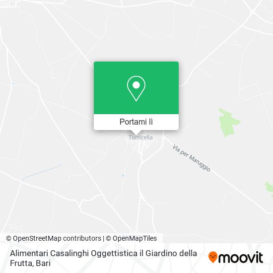 Mappa Alimentari Casalinghi Oggettistica il Giardino della Frutta