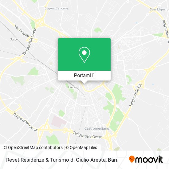 Mappa Reset Residenze & Turismo di Giulio Aresta