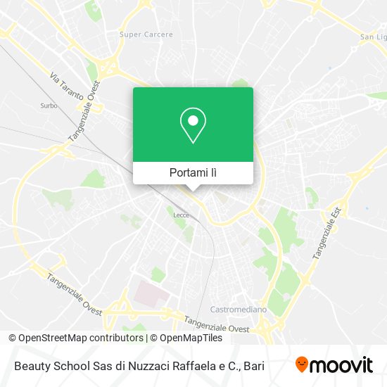 Mappa Beauty School Sas di Nuzzaci Raffaela e C.