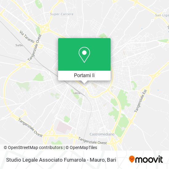 Mappa Studio Legale Associato Fumarola - Mauro