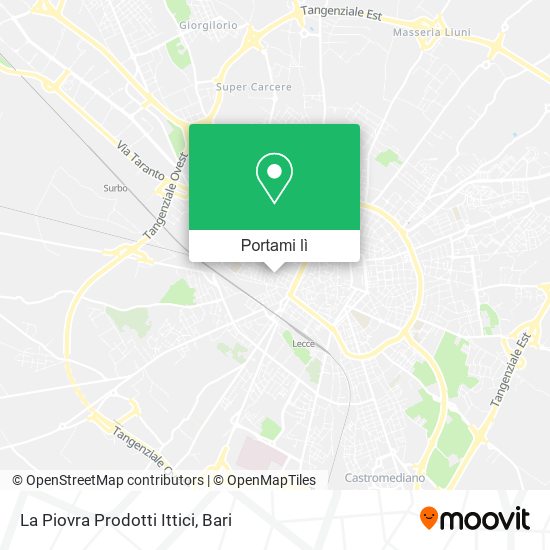 Mappa La Piovra Prodotti Ittici