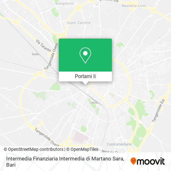Mappa Intermedia Finanziaria Intermedia di Martano Sara