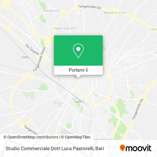 Mappa Studio Commerciale Dott Luca Pastorelli