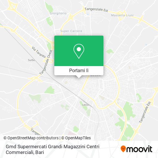 Mappa Gmd Supermercati Grandi Magazzini Centri Commerciali