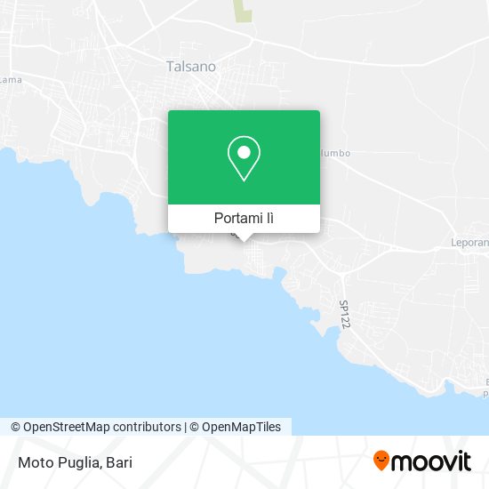 Mappa Moto Puglia