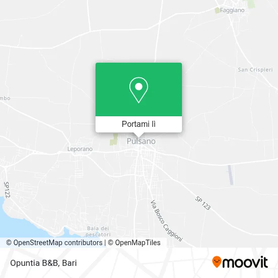 Mappa Opuntia B&B