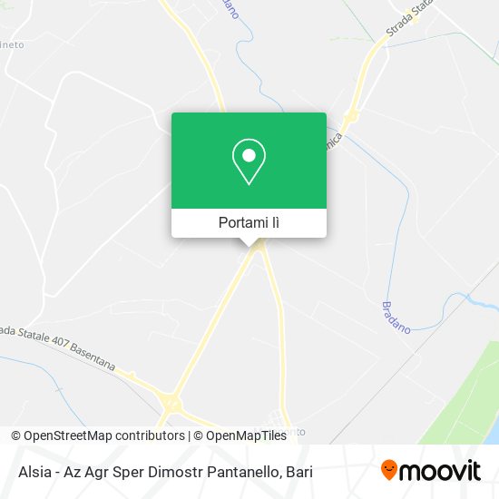 Mappa Alsia - Az Agr Sper Dimostr Pantanello