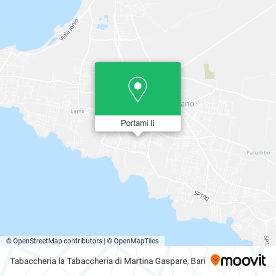 Mappa Tabaccheria la Tabaccheria di Martina Gaspare