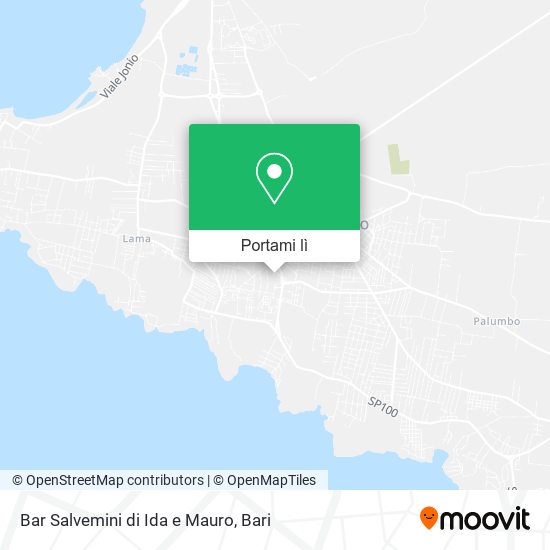 Mappa Bar Salvemini di Ida e Mauro