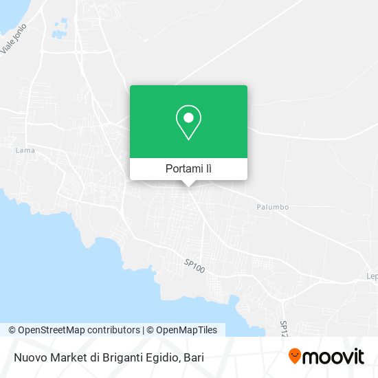 Mappa Nuovo Market di Briganti Egidio